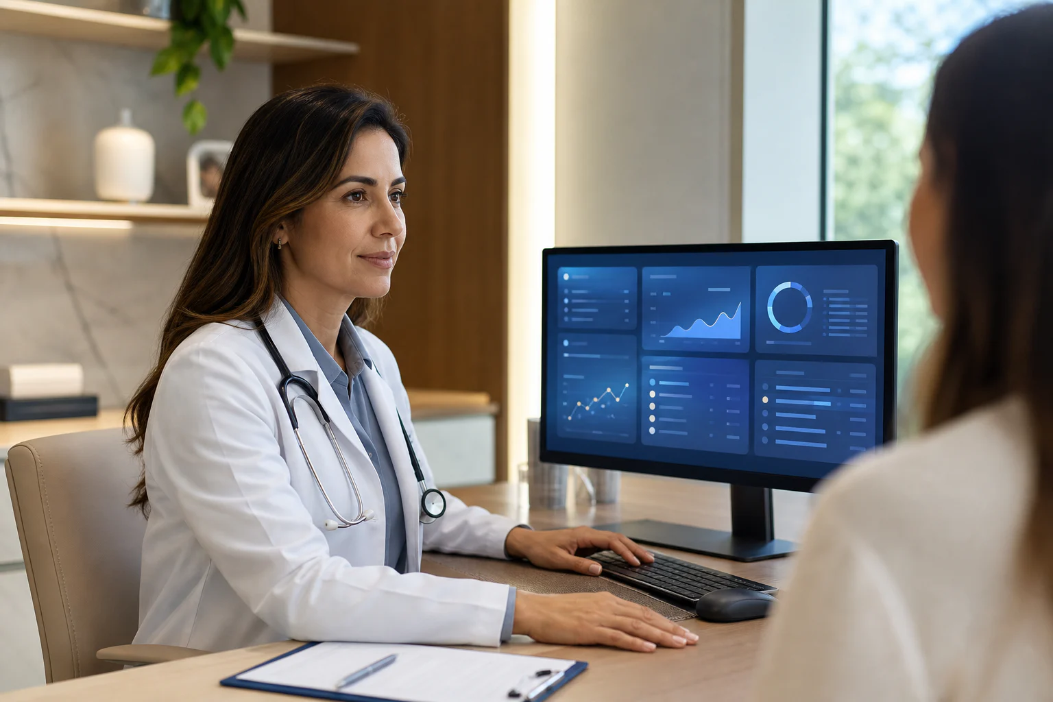 Médica usa recursos de inteligência artificial integrados ao Medics